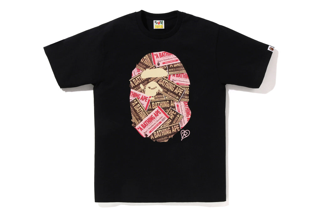 BAPE Chocolate Ape Head Tee Kid's Apparel