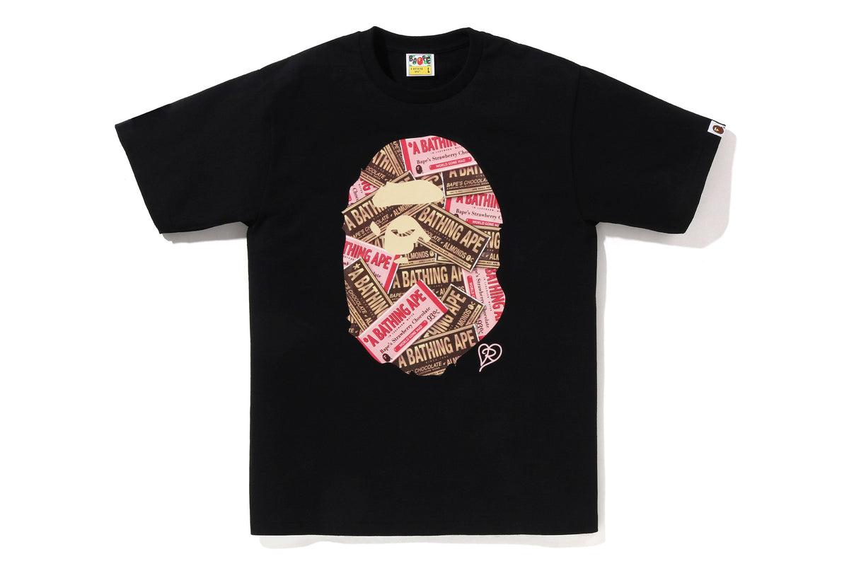 BAPE Chocolate Ape Head Tee Kid's Apparel