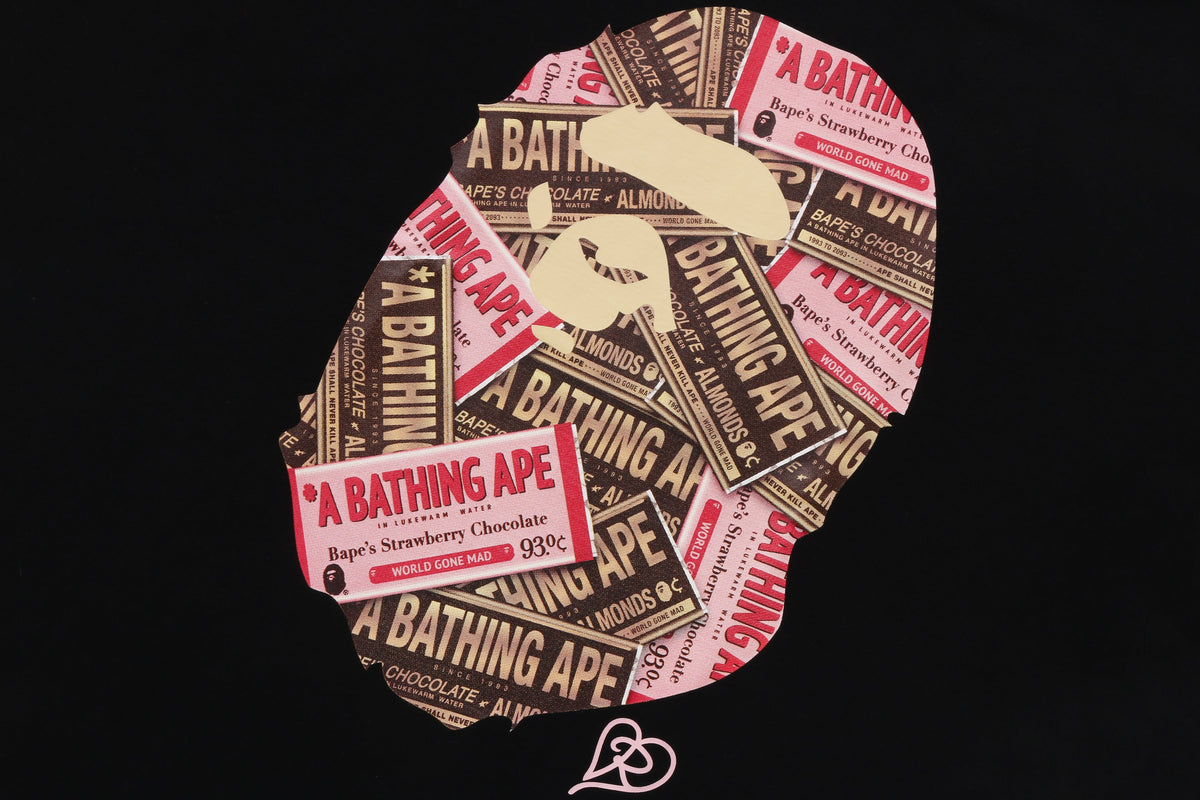 BAPE Chocolate Ape Head Tee Kid's Apparel