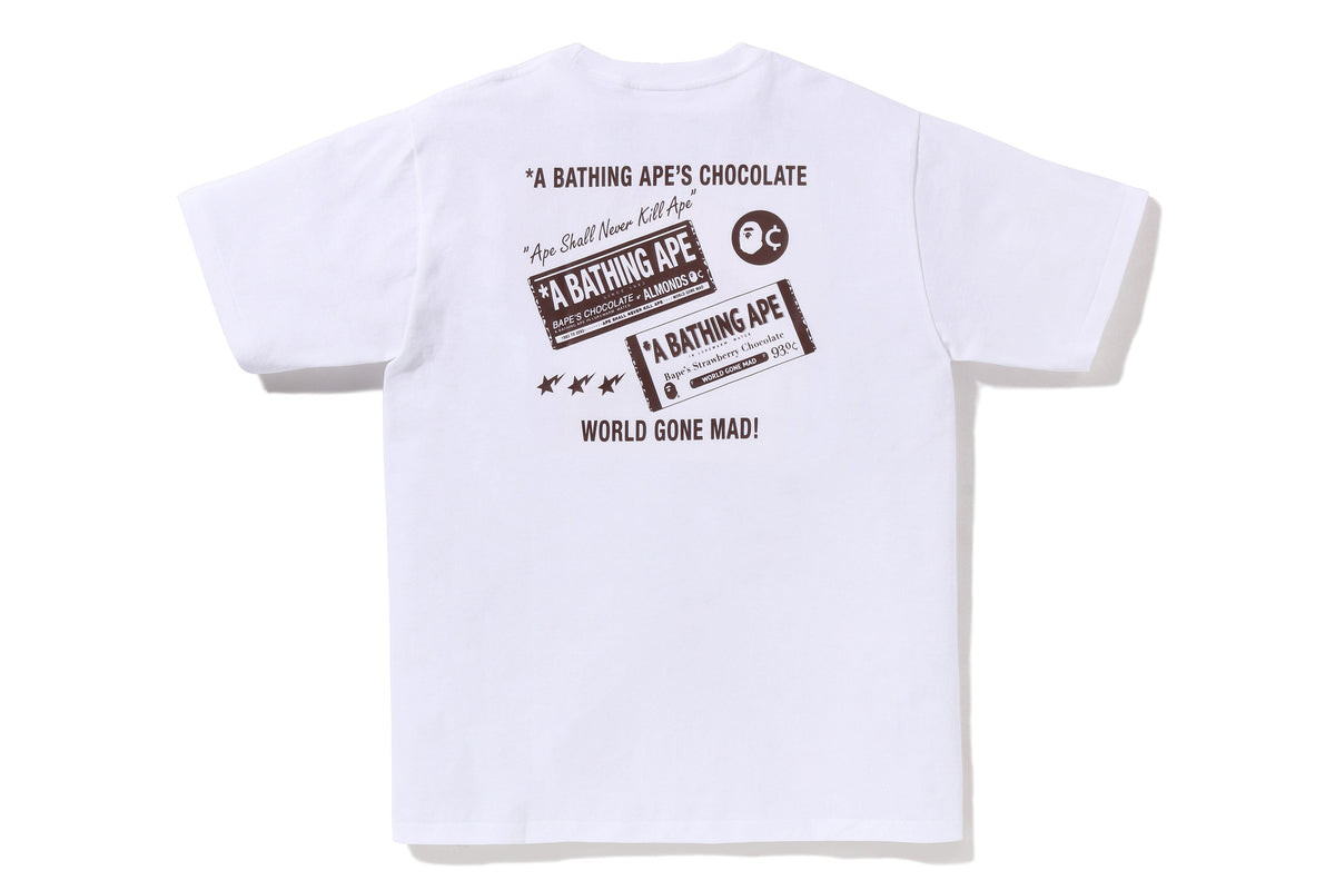 BAPE Chocolate Ape Head Tee Kid's Apparel