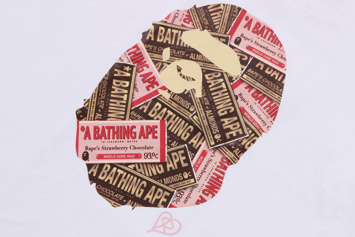 BAPE Chocolate Ape Head Tee Kid's Apparel