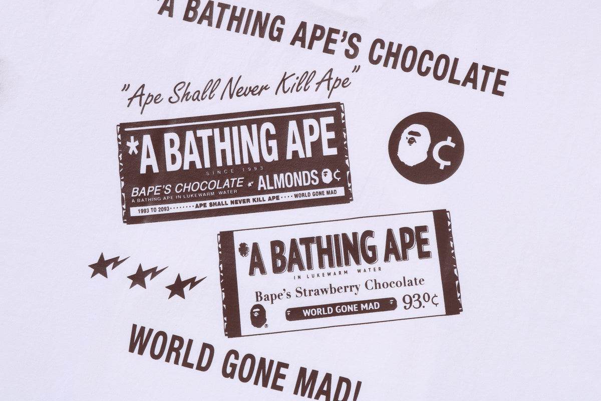 BAPE Chocolate Ape Head Tee Kid's Apparel
