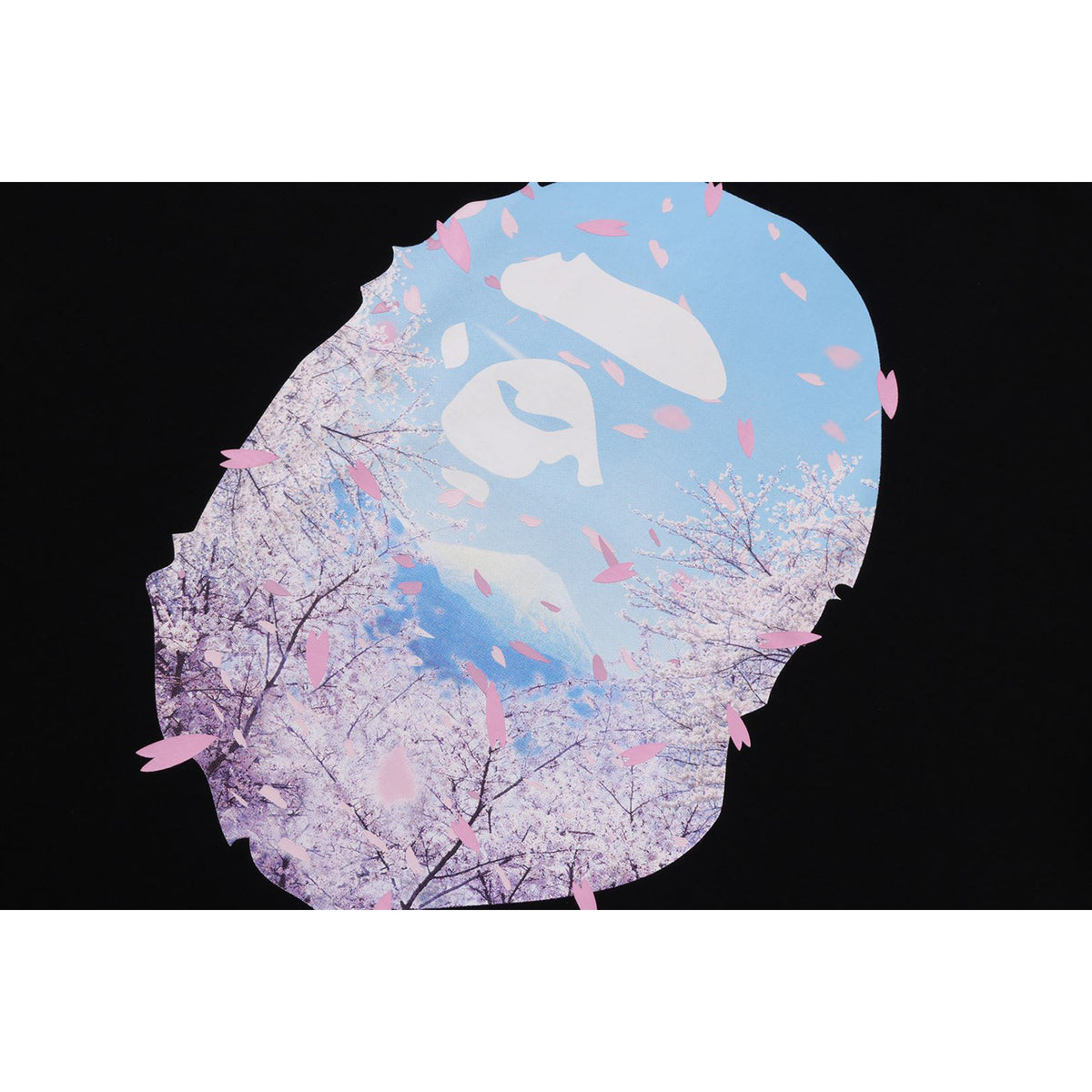 BAPE Sakura Photo Ape Head Tee Kids Apparel
