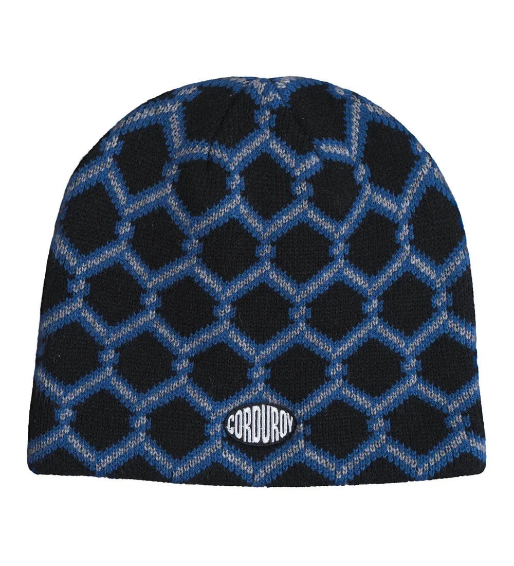 Corduroy Keep Out Skully - Black
