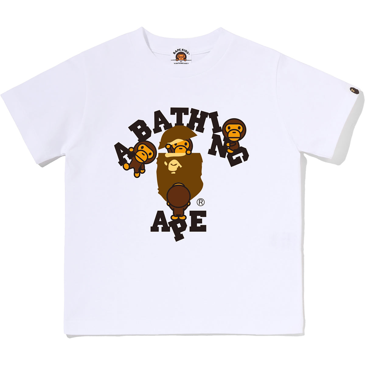 BAPE College Milo Tee Big Kids Apparel