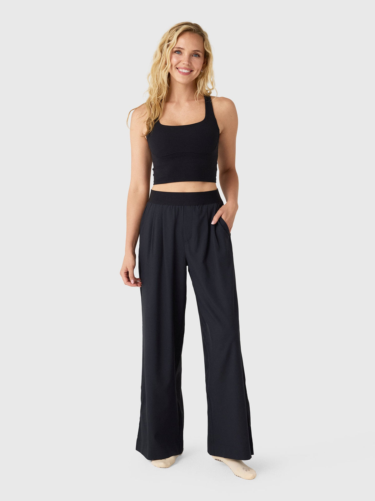 Beyond Yoga Women's Elasticated Wide Leg Pant