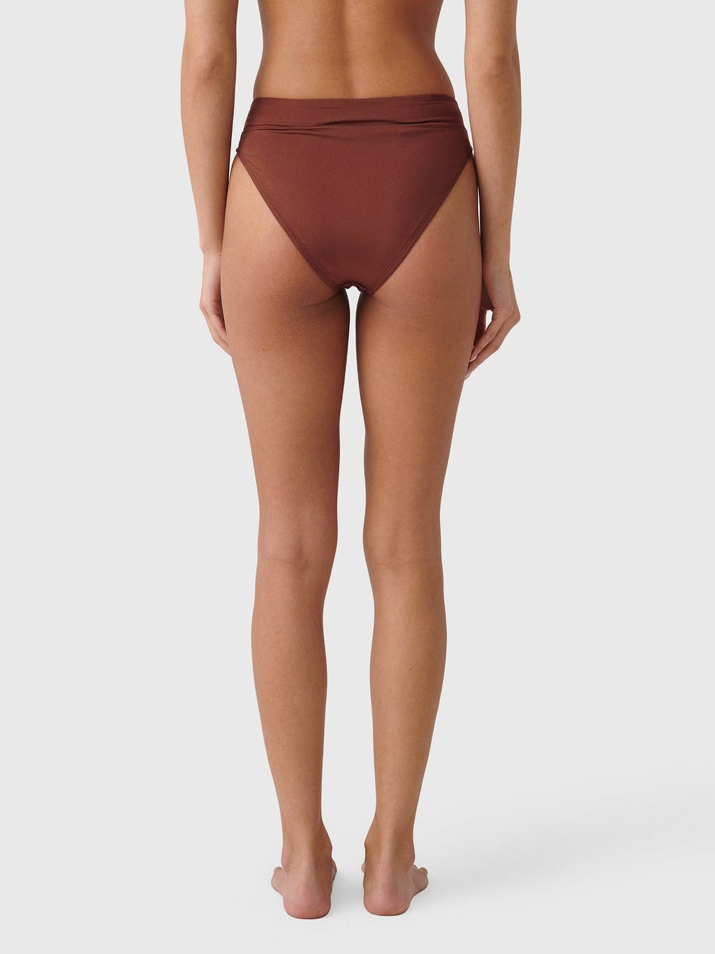 Peony Women's Mid High Cut Bikini Bottom
