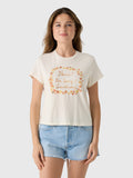 Re/Done Women's Florals 1950s Boxy Tee