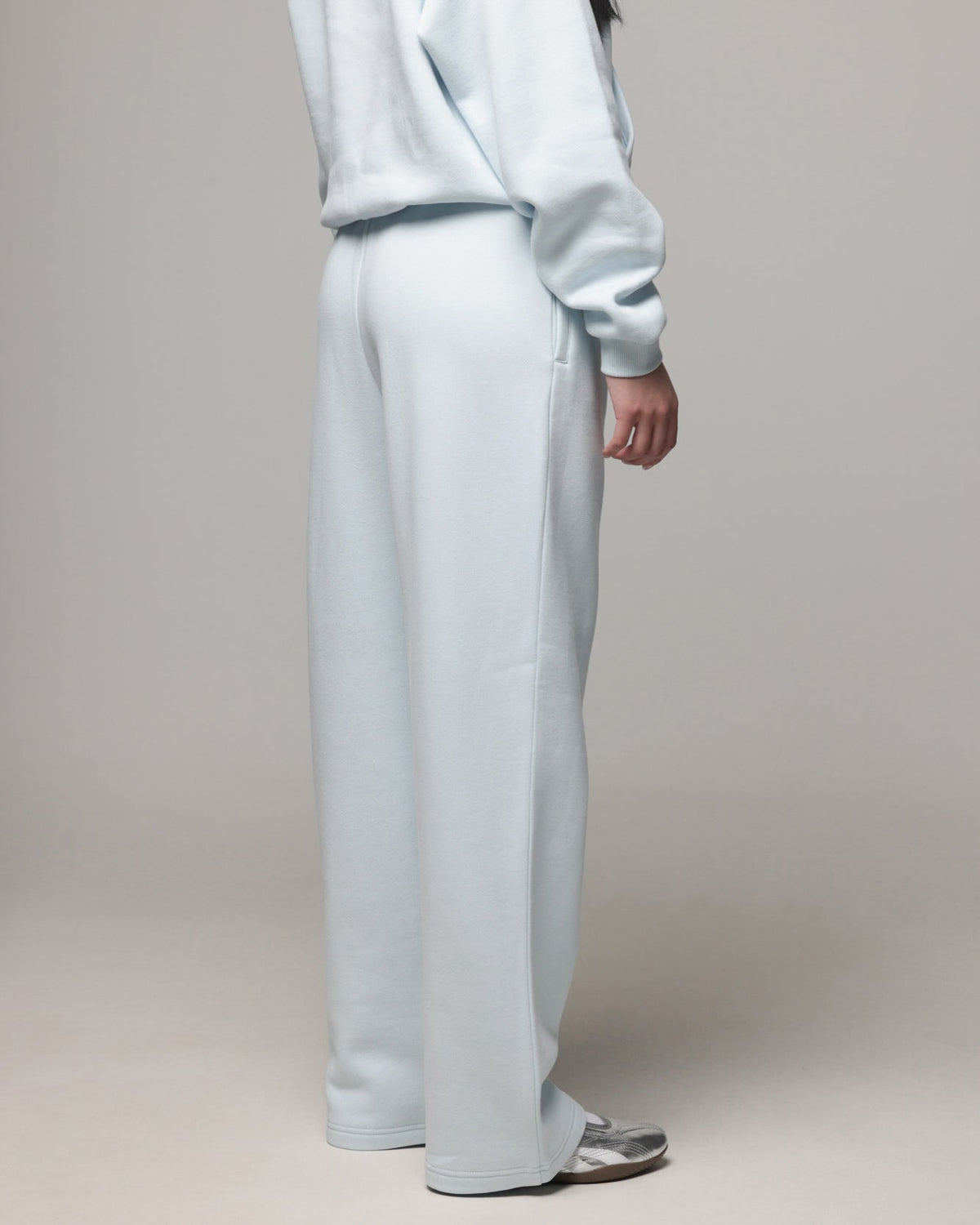 American Thrift Women's Straight Leg Trackpants Light Blue