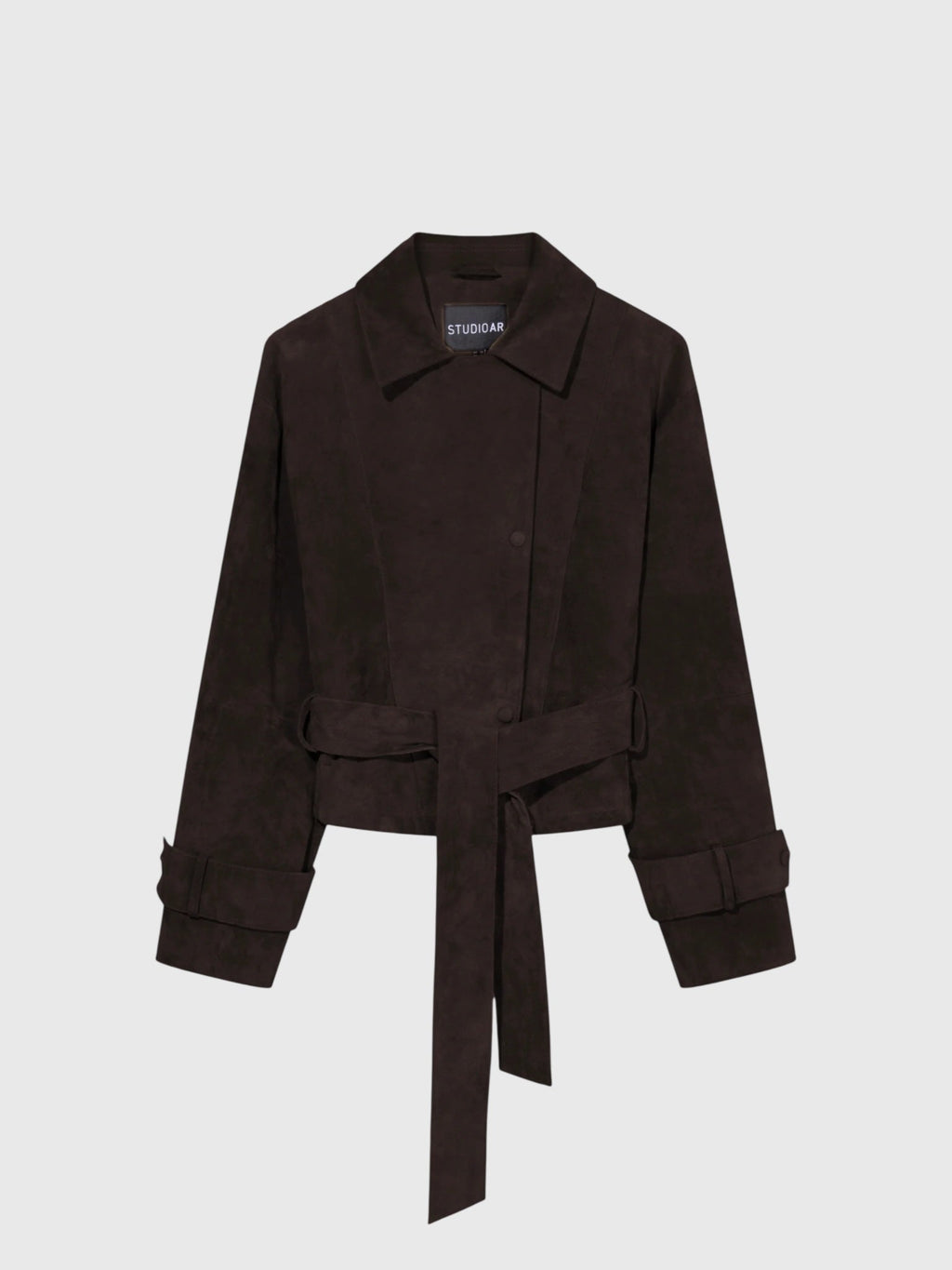 Studio AR Women's Gwen Suede Trench Coat