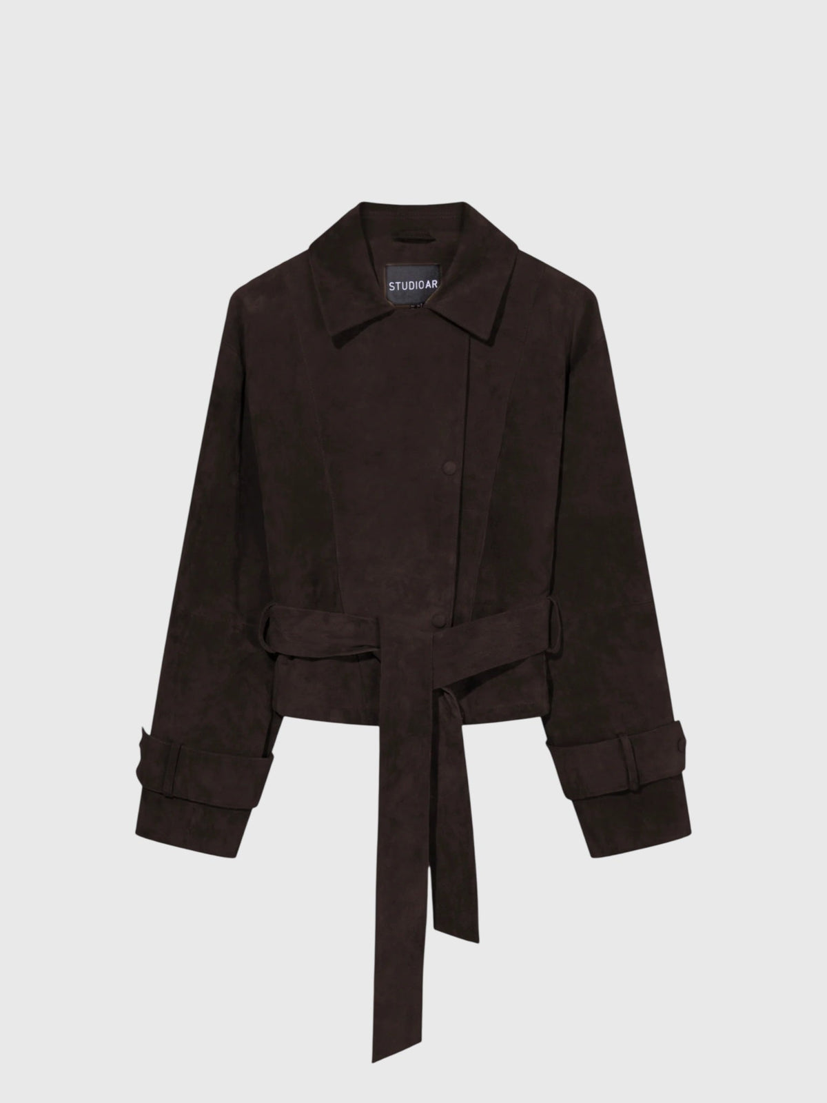 Studio AR Women's Gwen Suede Trench Coat