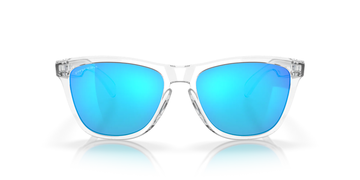 OAKLEY FROGSKINS CRYSTAL CLEAR PRIZM SAPPHIRE IRIDIUM