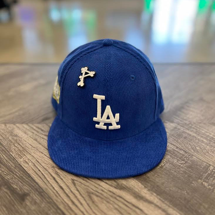 5950 LOS DODGERS ROYAL CORDUROY 2 TONE GLOW IN THE DARK