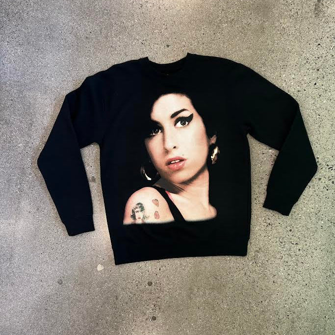 COLOR BARS AMY BACK TO BLACK CREWNECK