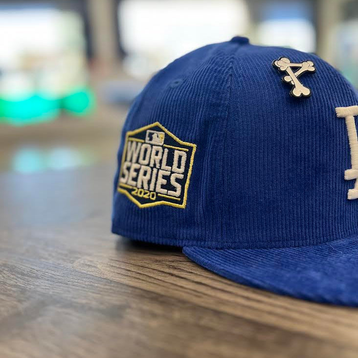 5950 LOS DODGERS ROYAL CORDUROY 2 TONE GLOW IN THE DARK