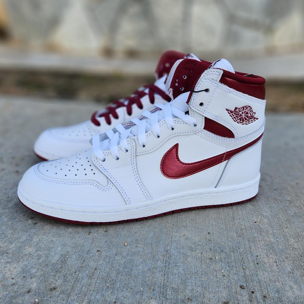 AIR JORDAN 1 HI 85 "METALLIC RED" (EXTREMELY DAMAGED BOX/SHOES DIRTY)