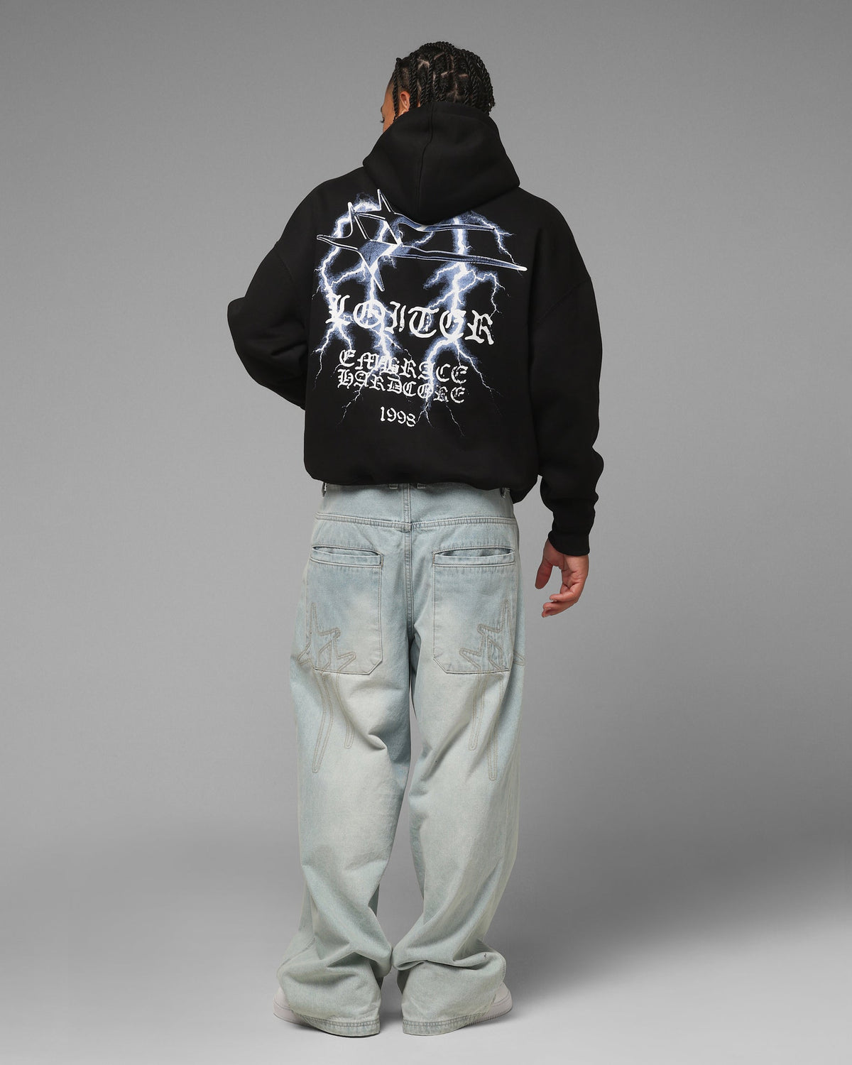 Loiter Frontier Hoodie Black