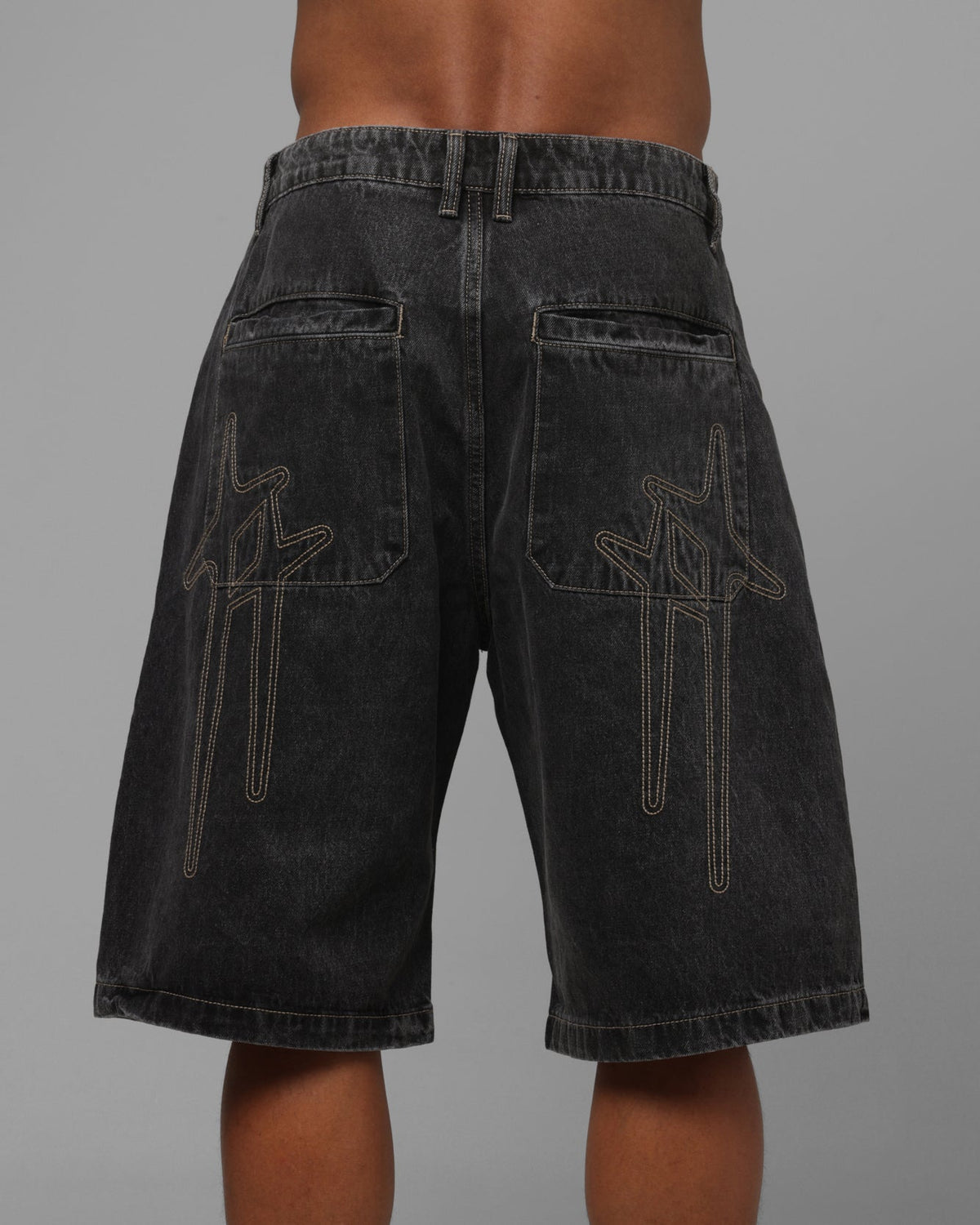 Loiter Star Born Jorts Dirty Grey