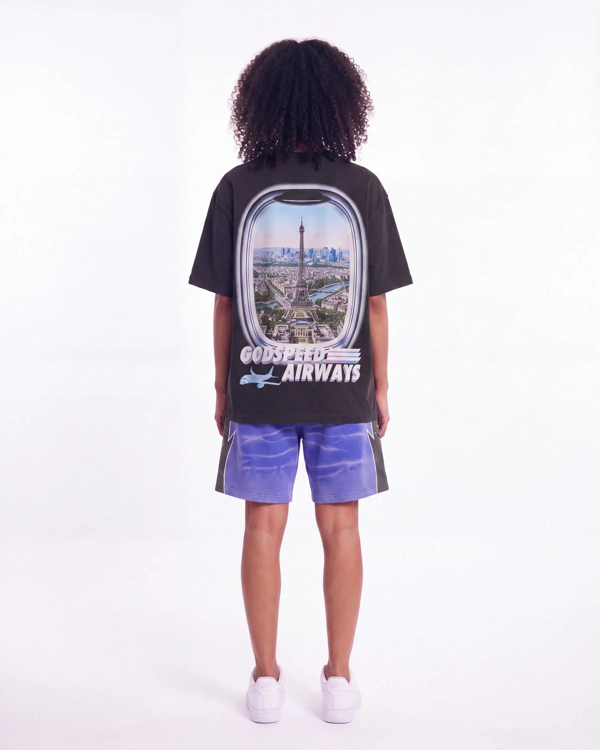 Godspeed Halftime Shorts V2 Blue Acid Wash