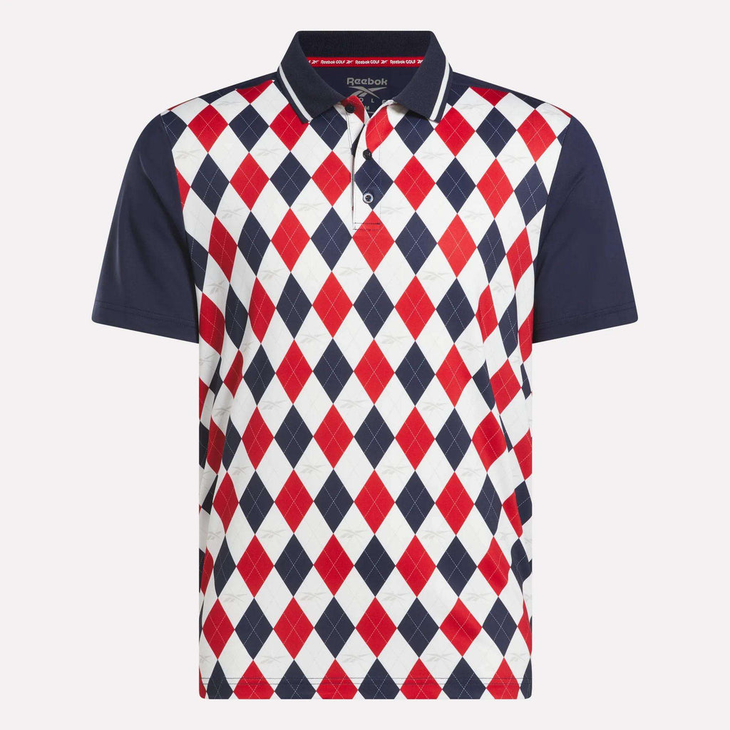 Men's Vector Argyle Print Polo