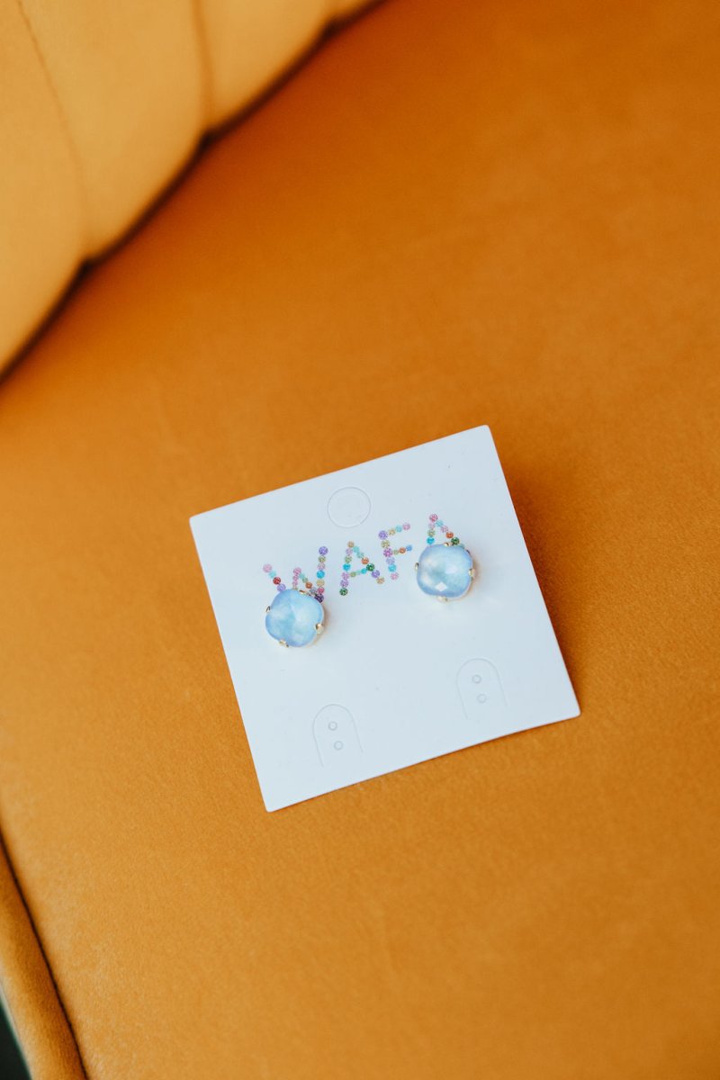 10MM Stud Earrings in Artic