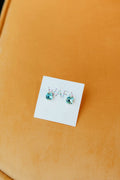 10MM Stud Earrings in Bluebell