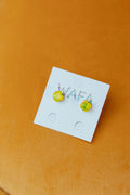 10MM Stud Earrings in Buttercream