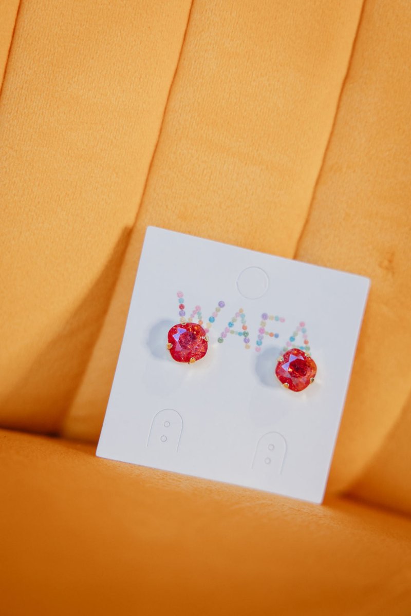 10MM Stud Earrings in Petal Blush