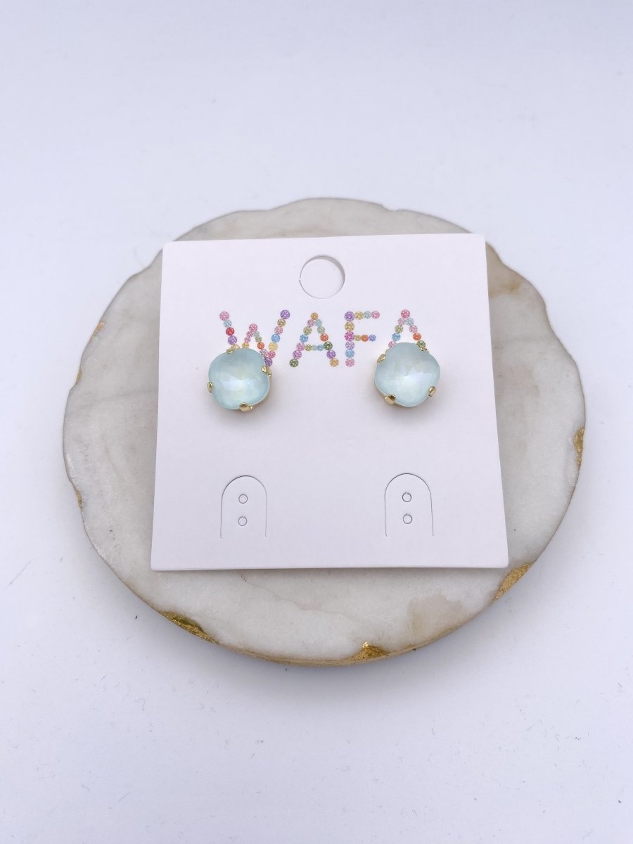 10MM Stud Earrings in Winter Moon
