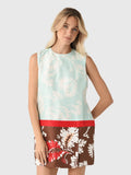 Oroton Women's Cabana Floral Mini Dress