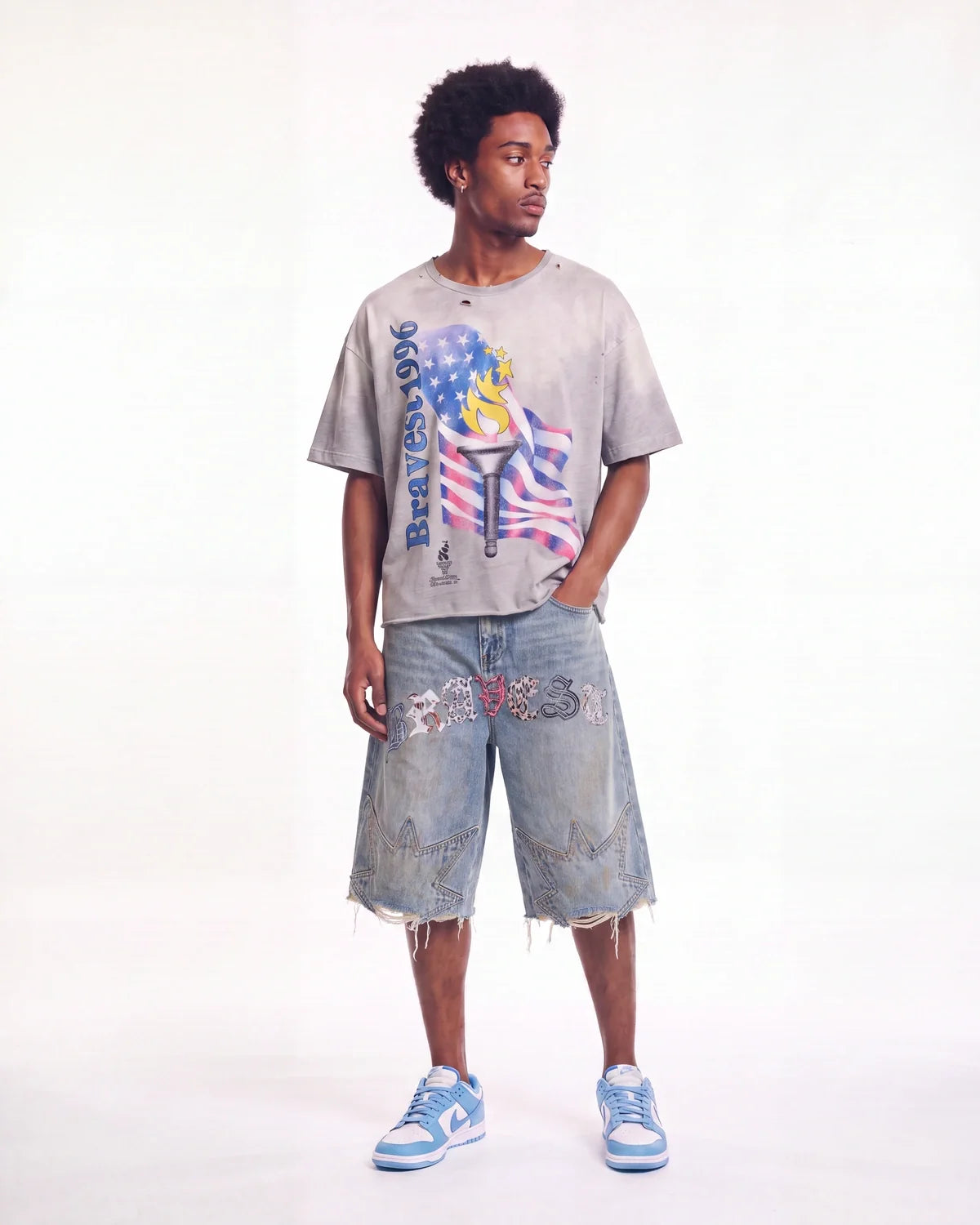 Bravest Studios Torch Tee Grey