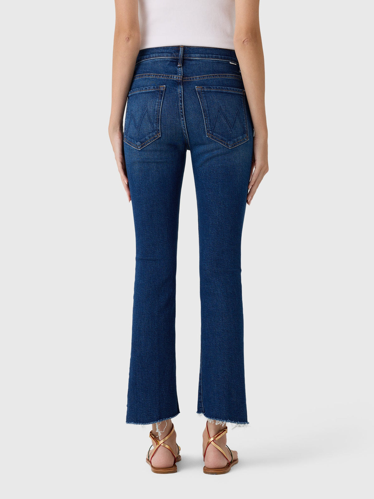 Mother Women's The Insider Ankle Step Fray Jean