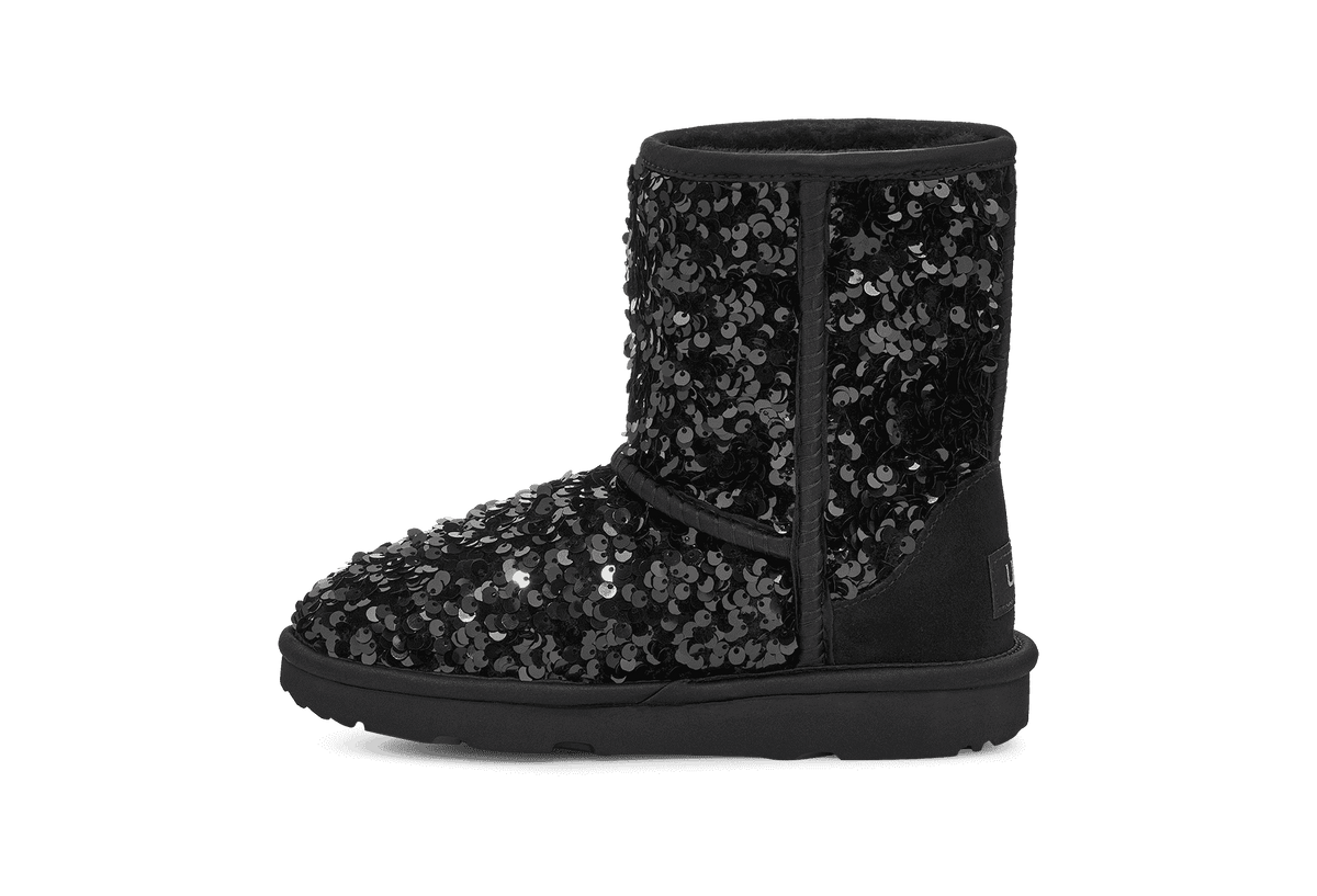 UGG Classic Short Chunky Sequin Kids Boots