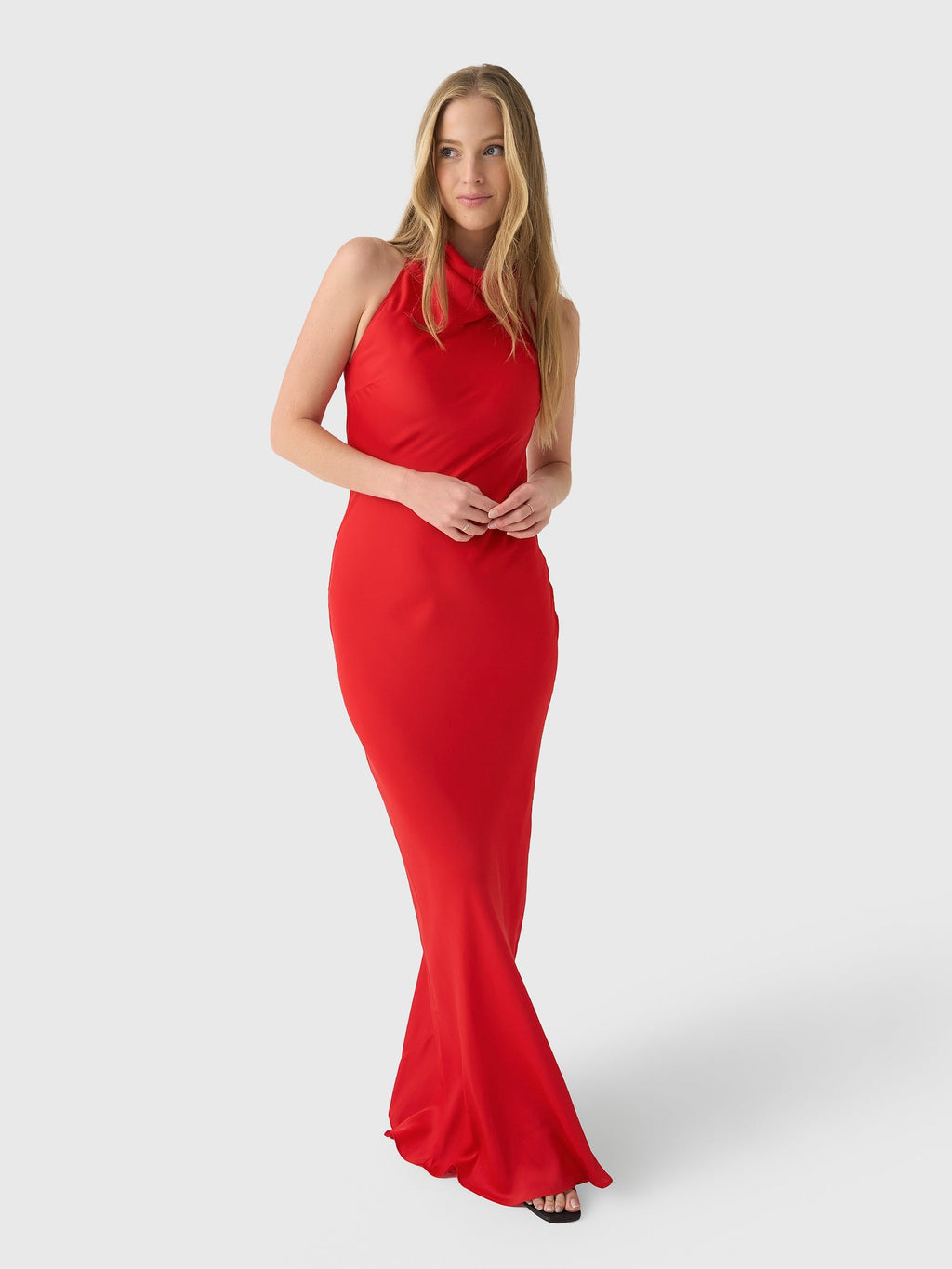 Rotate Women's Satin Maxi Dress