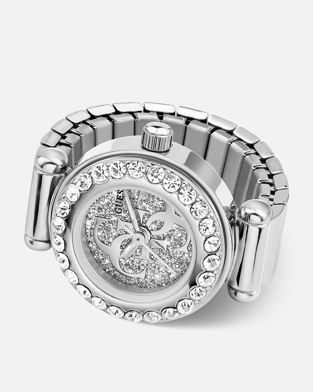 Guess Mainline Anna Ring Watch Silver