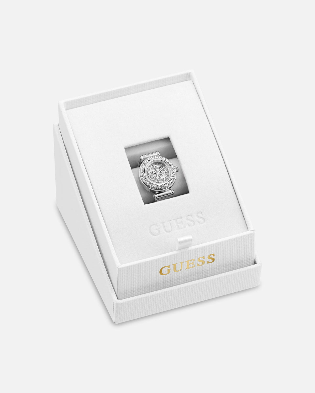 Guess Mainline Anna Ring Watch Silver