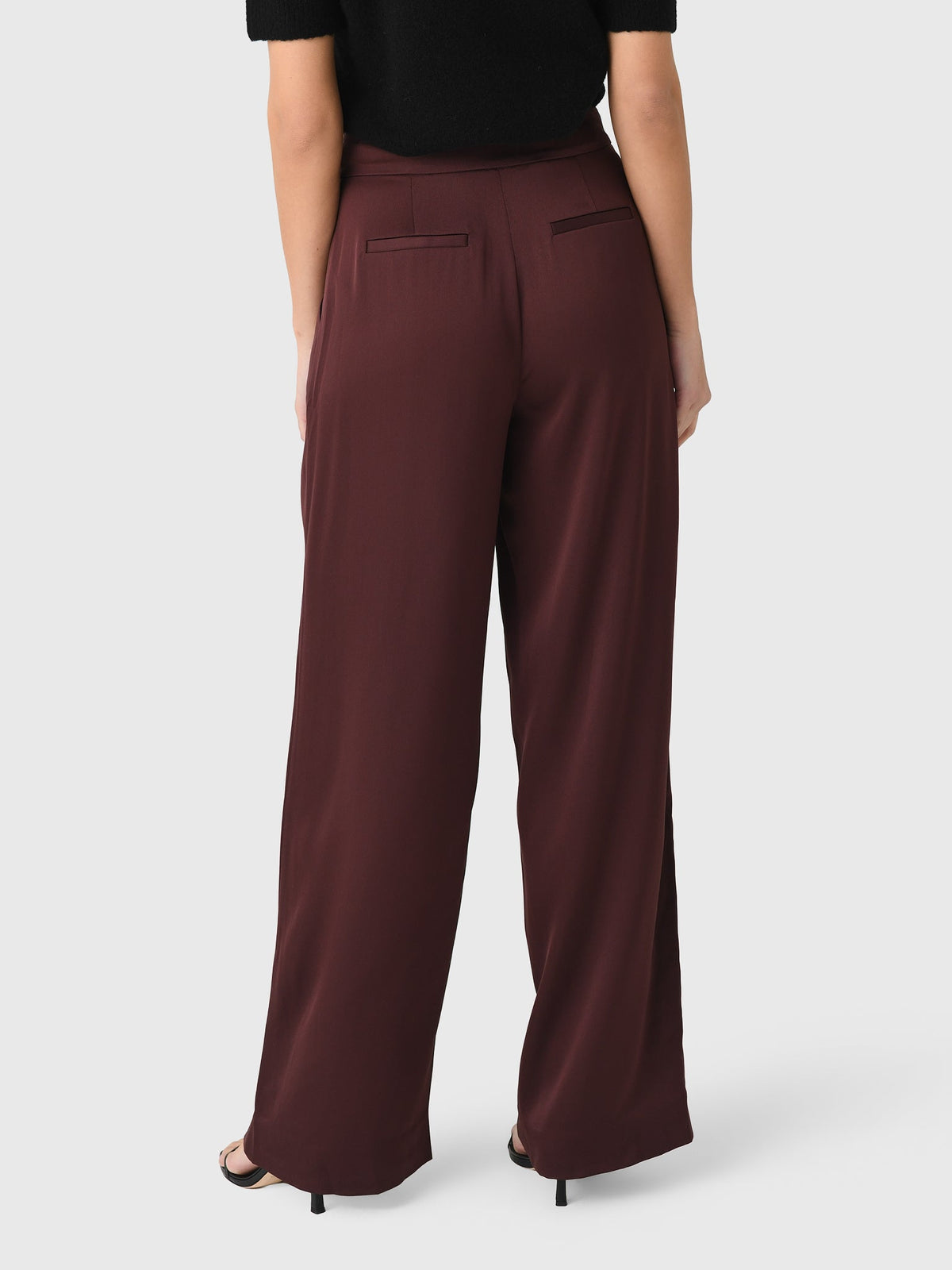 Simkhai Women's Kyra Satin Wide Leg Pant