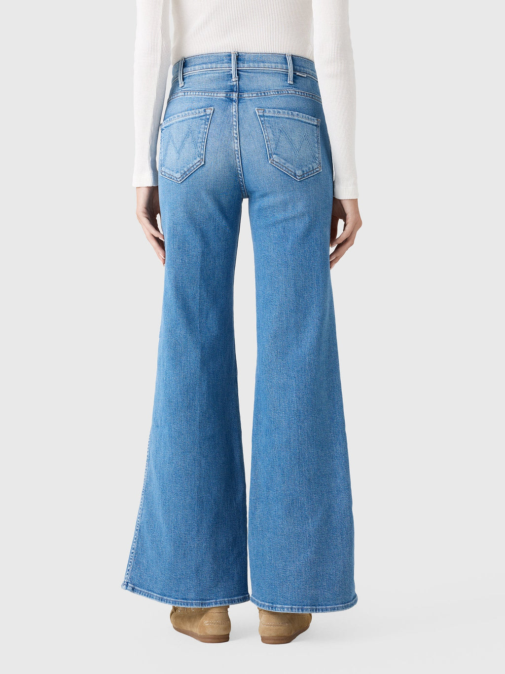 Mother Women's The Hustler Roller Double Sneak Jean