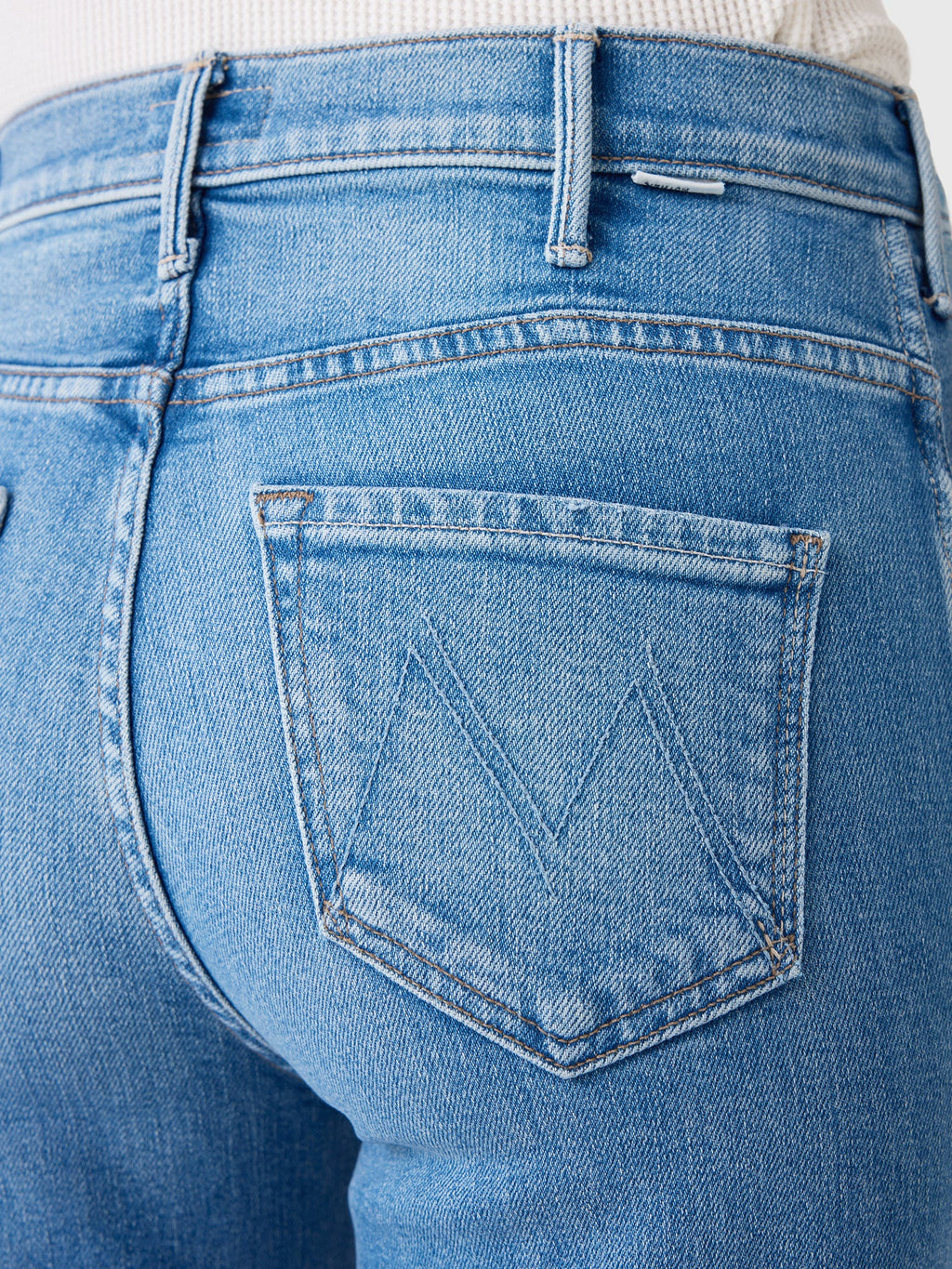 Mother Women's The Hustler Roller Double Sneak Jean