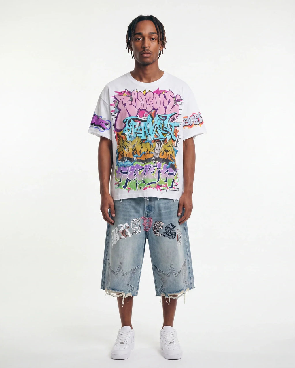 Bravest Studios Graf Tee White