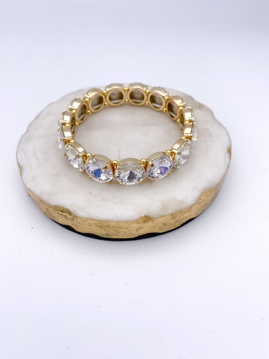 12MM Extra Credit Bracelet in Clear