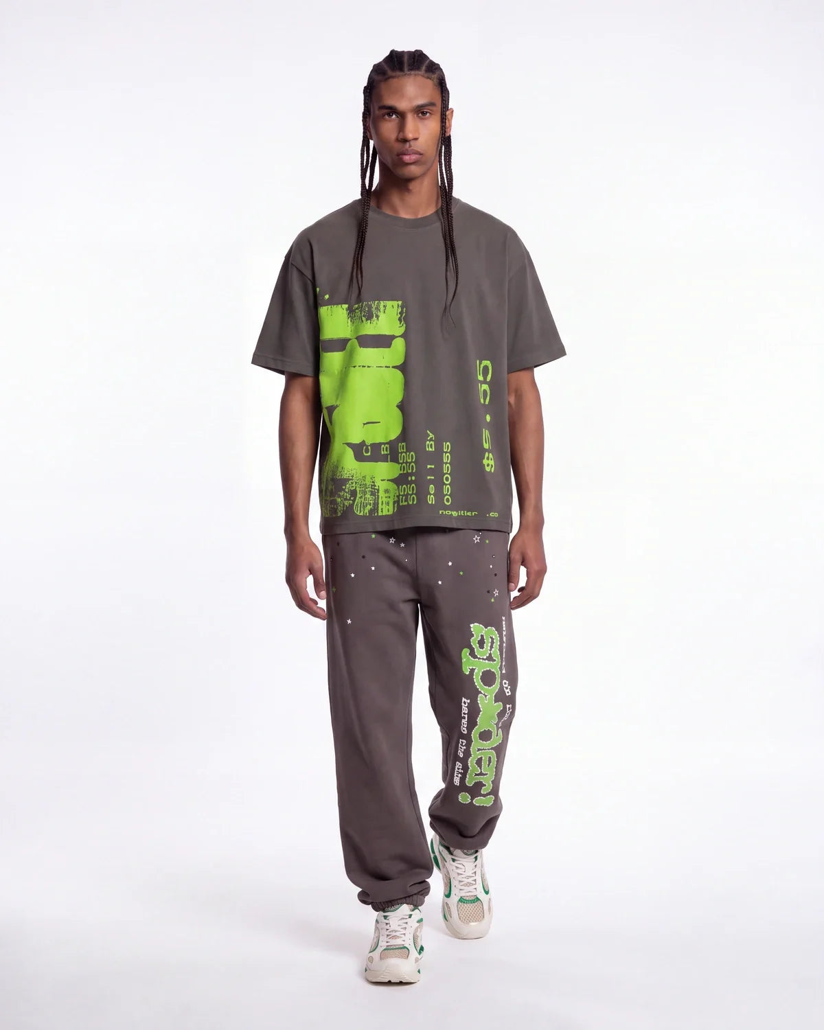Sp5der Commerce Tee Slate Grey