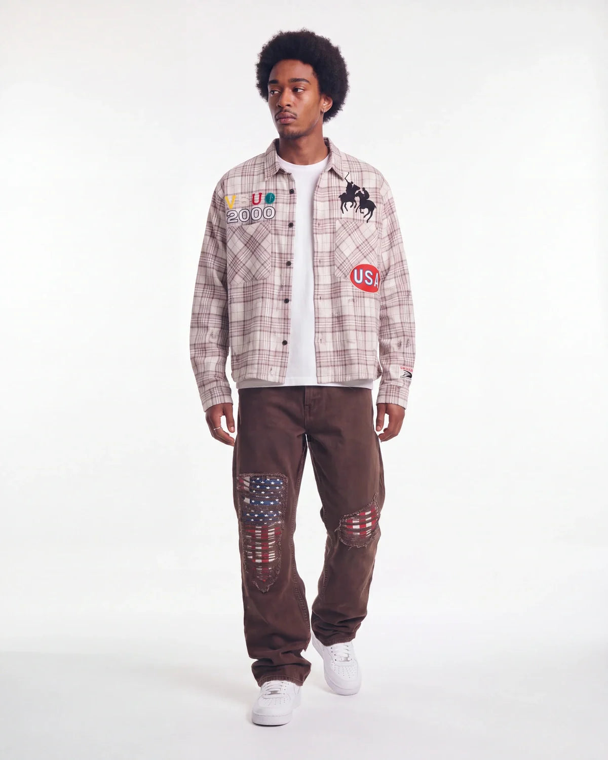 Bravest Studios Liberty Flare Denim Brown