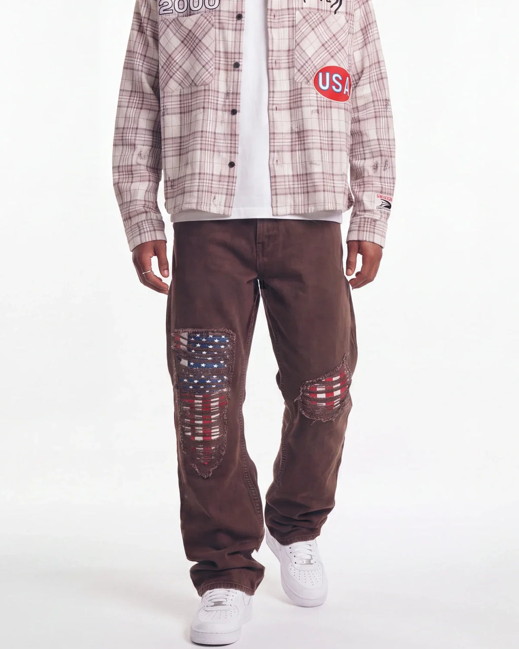 Bravest Studios Liberty Flare Denim Brown
