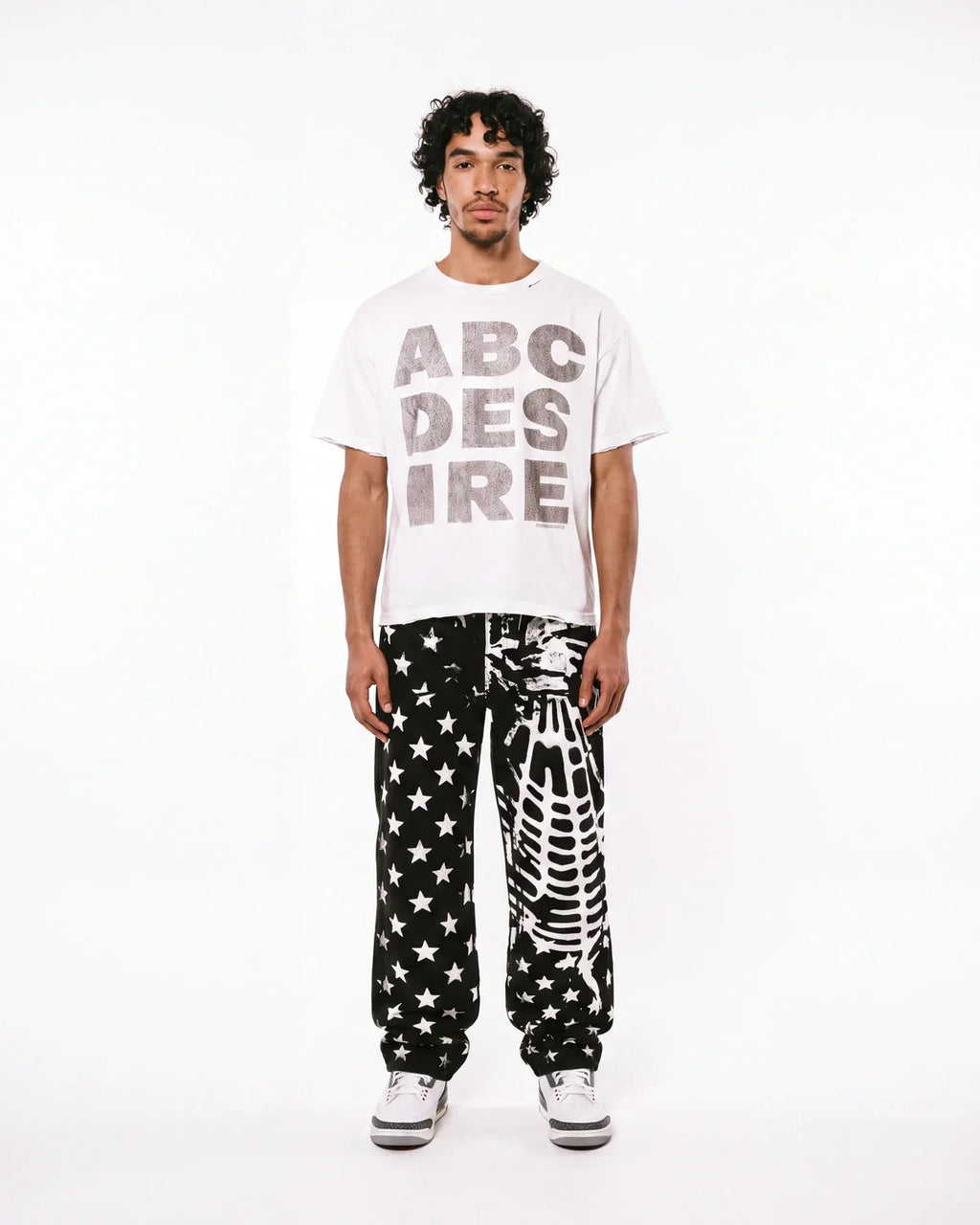 Bottega Desires ABC Desires Tee White