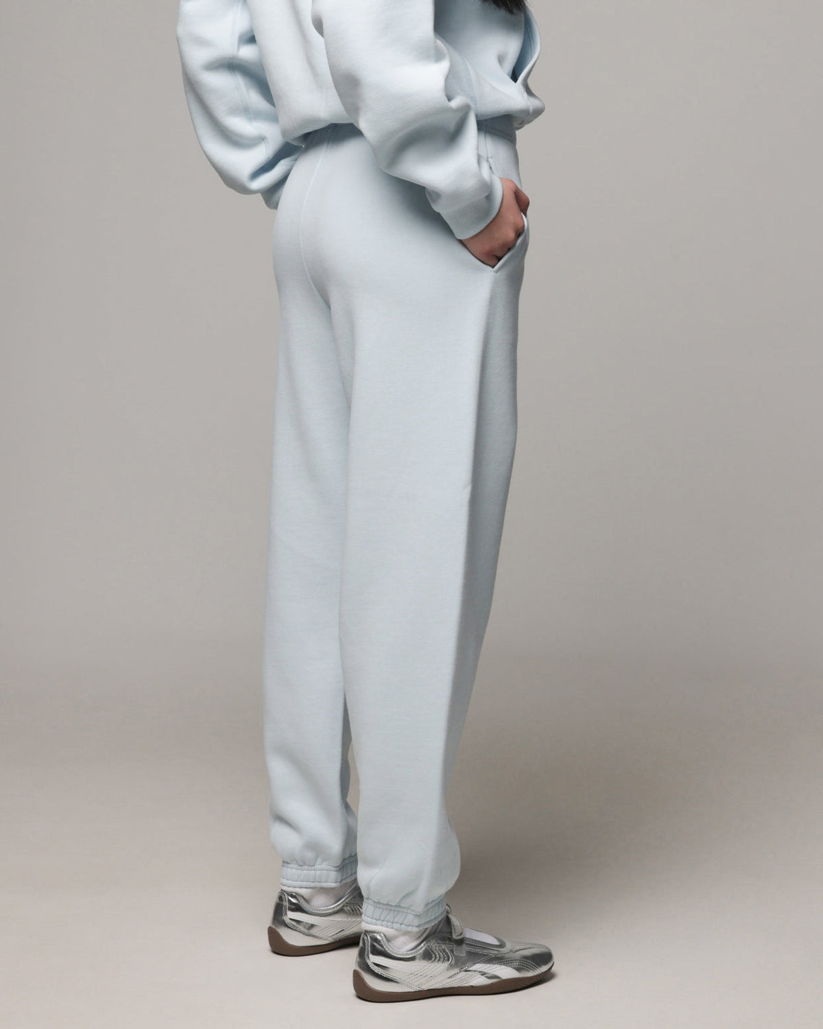 American Thrift Women's Cuffed Trackpants Light Blue