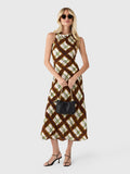 Cara Cara Women's Crystal Midi Dress