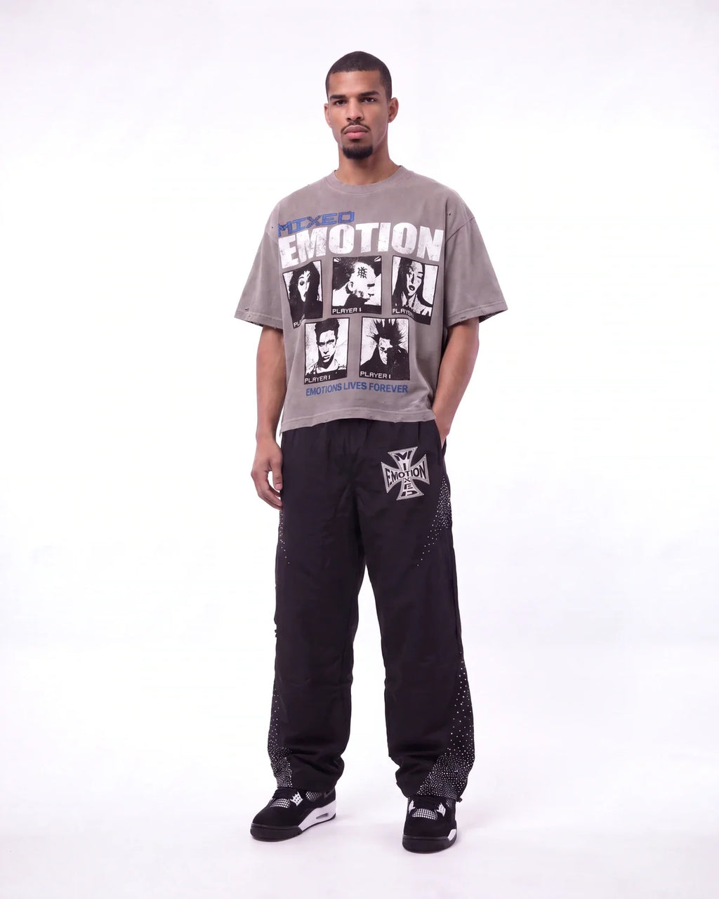 Mixed Emotions Gallery Tee Grey