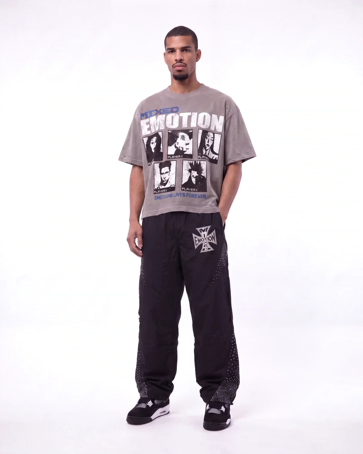 Mixed Emotions Gallery Tee Grey