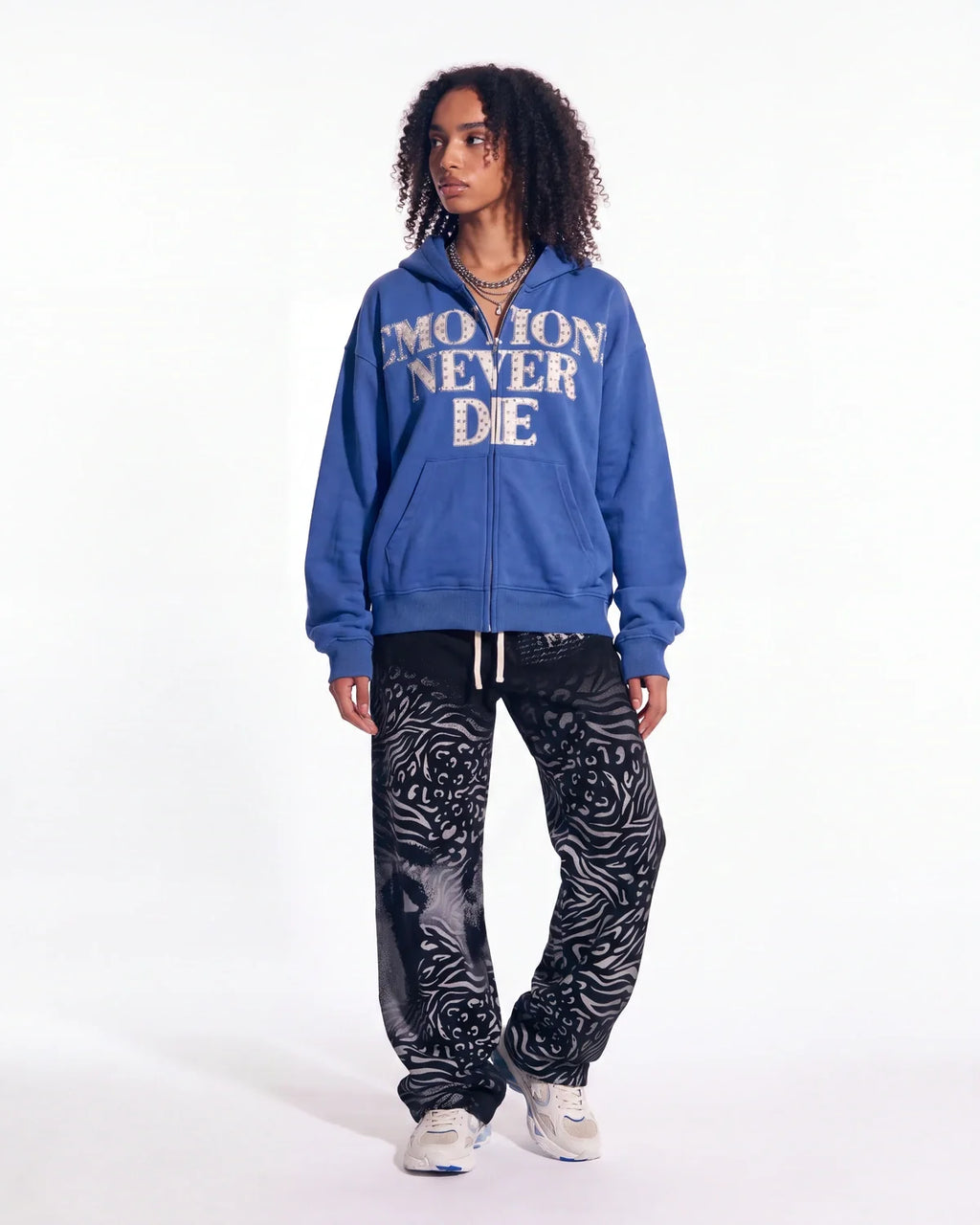 Mixed Emotions Striped Sweatpants Black